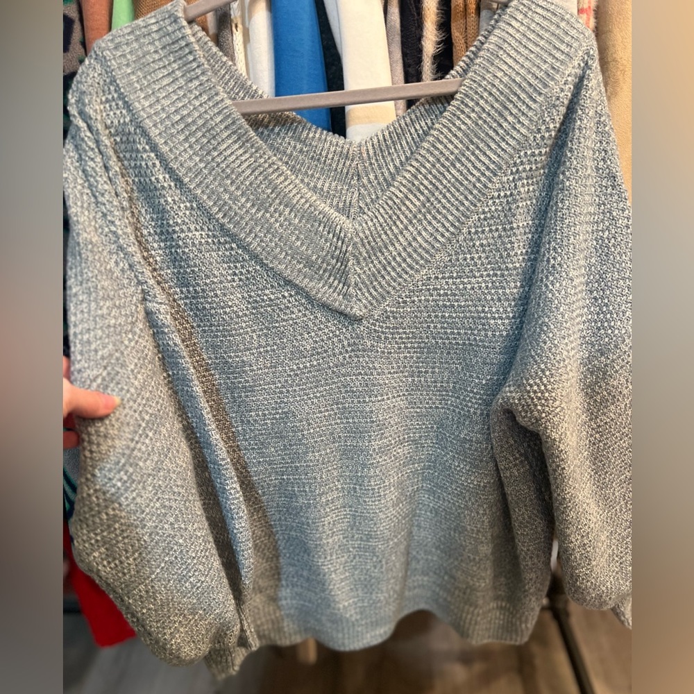 Off the shoulder sweater, large